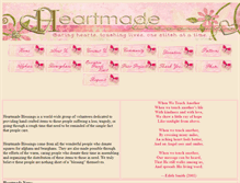 Tablet Screenshot of heartmadeblessings.org